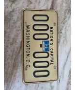 1972 WASHINGTON DC Sample License Plate DISTRICT of COLUMBIA - NATION&#39;S ... - €34,23 EUR