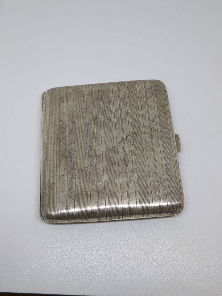 Primary image for Antique Sterling Silver 925 AR Glint Cigarette Case