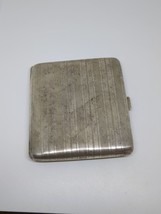 Antique Sterling Silver 925 AR Glint Cigarette Case - £118.14 GBP