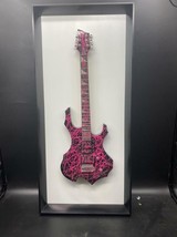 E. M. Zak Guitarra Firmado a Mano Original Uno de Una Kind Enmarcado Neg... - £1,413.80 GBP