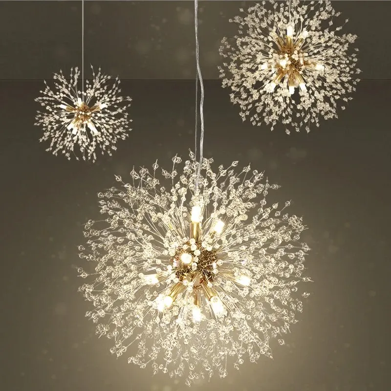  lighting dandelion chandelier dinning living room bar personality creative art crystal thumb200