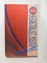 Detroit Pistons 1992-1993  NBA Basketball Media Guide - £5.26 GBP