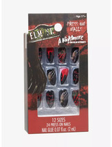 A Nightmare On Elm Street Press On Nails (24 Count, 12 Sizes) - £10.05 GBP