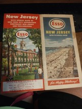 2 Esso New Jersey maps 1940&#39;s &amp; 1955 - £8.54 GBP