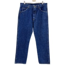 Wrangler jeans 36 x 30 mens NEW denim Regular Fit Dark Wash - £21.74 GBP