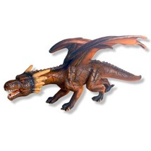 MOJO Fire Dragon with Moving jaw Realistic Fantasy Toy Replica Hand Painted.  - £4.65 GBP