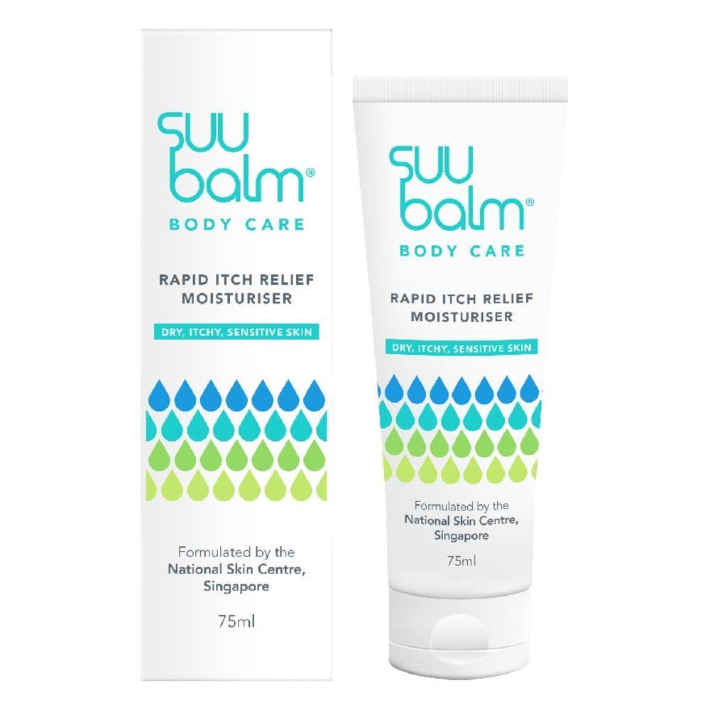 SUU Balm Body Care Rapid Itch Relief Moisturiser Cream 75ml
