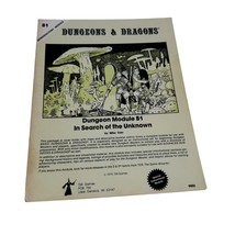 Dungeons &amp; Dragons In Search of the Unknown Introductory Module B1 9023 ... - $40.00