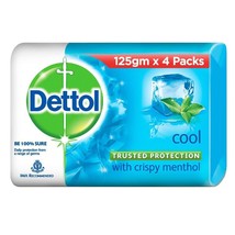 Dettol Cool Soap, 125g (Pack of 4) - $34.99