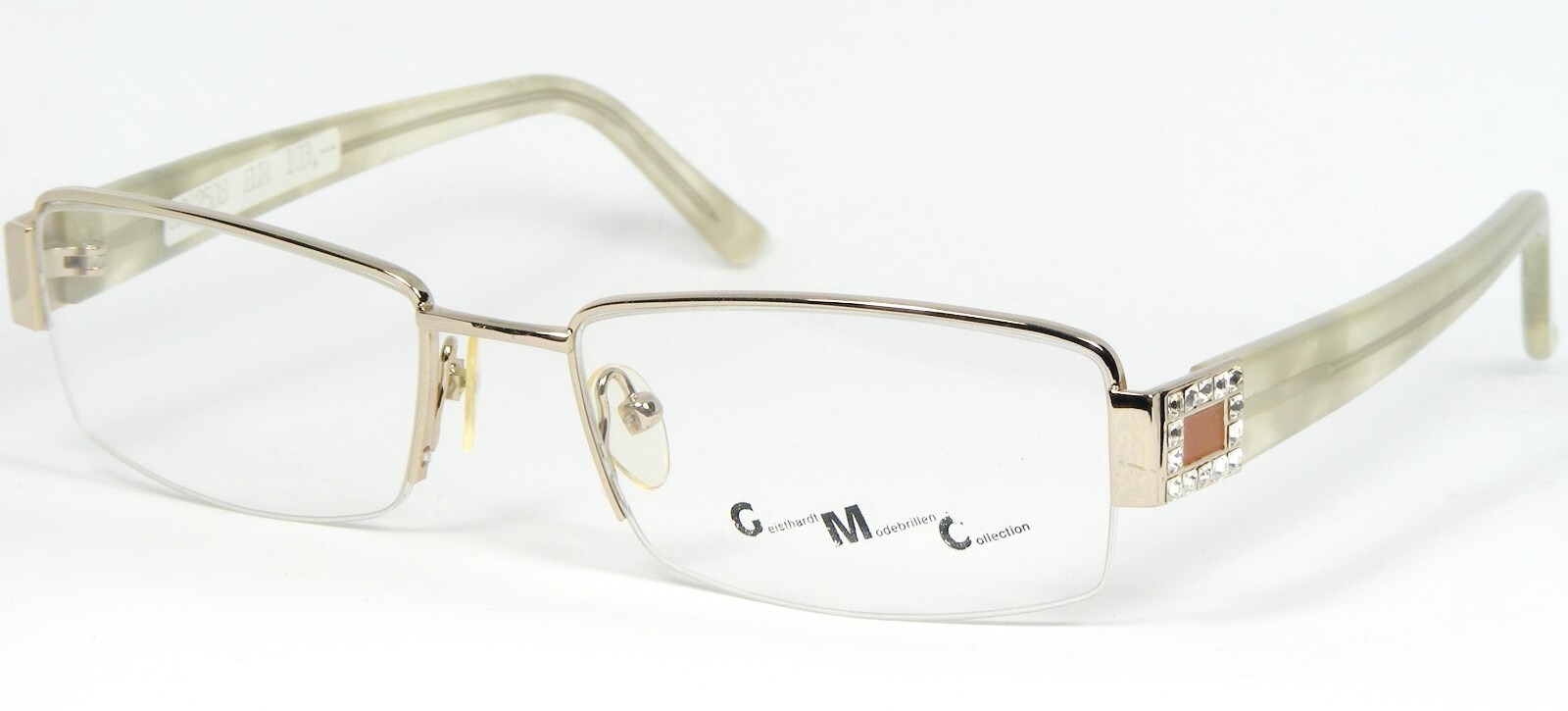 GMC Von Trend Company 9147 1 Gold Brille W/Kristalle 51-16-135 (Notizzet... - $49.50