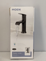 MOEN Genta 84760BL 1-Handle Bathroom Faucet w/ Lift Rod Drain Matte Blac... - $169.71 CAD