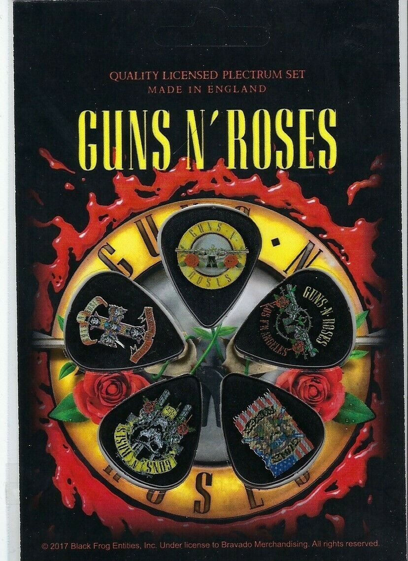 Primary image for GUNS N' ROSES Set of 5 Guitar Picks/Plectrums ~Licensed~