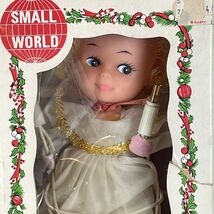 Vintage Small World 11 Lite Christmas Angel Tree Topper - $8.07