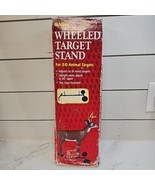 Allen 3D Deer Target Stand On WHEELS for Archery &amp; Hunting Adjustable NOS - $44.55