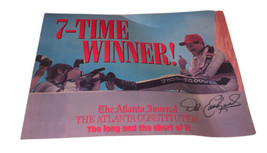 Dale Earnhardt 7-Time Winner Atlanta Hournal Advertisement Small Poster - £10.90 GBP