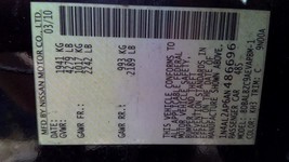 ALTIMA    2010 Fuse Box Cabin 1036784461Cabin Fusebox Only, No Wiring , ... - $46.96