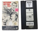 Return of the Fly Vincent Price 1959 Horror Film Vintage 1987 VHS Tape - $8.65
