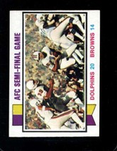 1973 Topps #136 Afc SEMI-FINAL Game Exmt *X55558 - £17.05 GBP