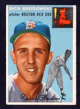 Boston Red Sox Dick Brodowski 1954 Topps #221 vg/ex - £8.01 GBP