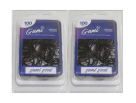 200  pc Gumi Ultra-Durable Hair Elastics – Strong Grip, Smooth Feel-Small - £78.21 GBP