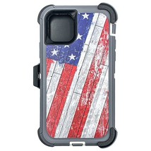 Heavy Duty Case Cover w/Clip Holster USA FLAG For iPhone 11 - £6.39 GBP