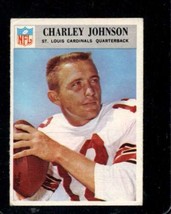 1966 Philadelphia #163 Charley Johnson Vg Cardinals *X101987 - £1.56 GBP