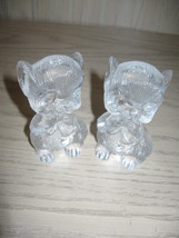 Salt &amp; Pepper Shakers Little Mouses Wearing Bow Tie Shakers Has Stoppers... - $7.95