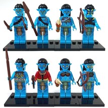 8pcs Avatar The Way of Water Minifigures Set with Weapons Accessories - £18.68 GBP