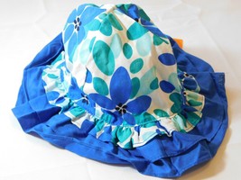 Gymboree Baby Girl&#39;s Sun Hat 12-24 Months 15 GY FEB Spring 2 blue green NWT -- - £12.33 GBP