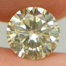 GIA Certified Diamond Loose 1 ct Fancy Yellow Brown Round Brilliant Natural Real - £1,524.10 GBP