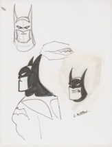 Loston Wallace SIGNED DC Comic Activity Book Original Art Sketch ~ Batman Prelim - $24.74