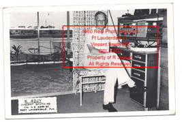 1960 Vintage Real Photo Postcard Ft Lauderdale FL Vincent Smith MD Oper ... - $89.99