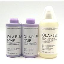 Olaplex No.4P No.5P Shampoo Conditioner 8.5 fl.oz Treatment 12.55 fl.oz - £54.45 GBP