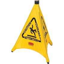 Rubbermaid Commercial Products RCP9S0000YWCT Multi-Lingual Caution Safety Cone - - £463.62 GBP