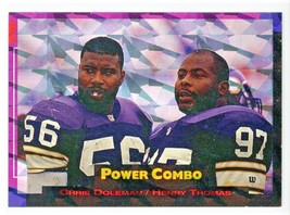 1993 Pro Set Power Combo Prism #7 Doleman &amp; Thomas (Vikings) - £14.74 GBP