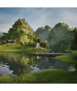 Tranquil Haven by the Lake: Art Prints,Digital Art Prints,Printable Art,... - $55.73 MXN