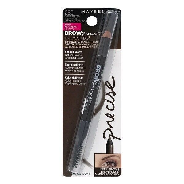 Primary image for Maybelline New York Brow Precise Micro Pencil & Grooming Brush, # 260 Deep Brown
