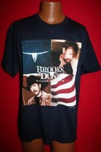 BROOKS &amp; DUNN 2001 Steers &amp; Stripes Neon Circus Concert Tour T-SHIRT L C... - £12.46 GBP