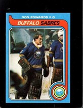 1979-80 Topps #105 Don Edwards Nmmt Sabres Nicely Centered *X5280 - £5.13 GBP