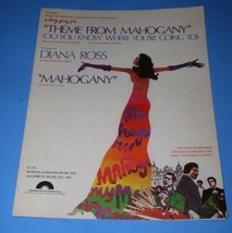 Diana Ross Sheet Music Vintage 1973 Theme From Mahogany - £19.29 GBP