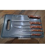 Koch Messer 5-Piece Stainless Steel Kitchen Knife Cutlery Set with Cutti... - $27.99