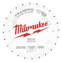 Milwaukee Tool 48-40-0620 Circular Saw Framing Blade 6-1/2&quot; 24T - £21.15 GBP