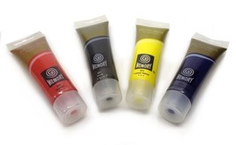 4 Color Acrylic Paint Set Primary Color Tubes 120ml Each Professional Ar... - $11.99