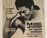 Michael Jackson The Legend Continues Tv Guide Print Ad TPA11 - £4.66 GBP