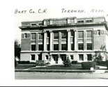 RPPC Burt County Court House - Tekamah Nebraska NE Unused Postcard P9 - £14.20 GBP
