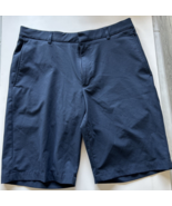 Walter Hagen Golf Shorts Mens 32 Blue Polyester Performance Flat Front - €10,64 EUR