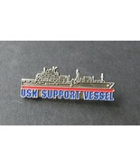 US NAVY USN LOGISTICS SUPPORT SHIP SEA VESSEL LAPEL PIN BADGE 1.2 INCHES - £4.44 GBP