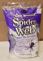 Halloween Spider Web Super Strrretch Fun World 16ft Long 200 Sq Ft NIB 270X - $4.49