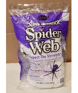 Halloween Spider Web Super Strrretch Fun World 16ft Long 200 Sq Ft NIB 270X - $6.09 CAD