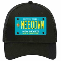 Meeooww New Mexico Novelty Black Mesh License Plate Hat - £23.24 GBP